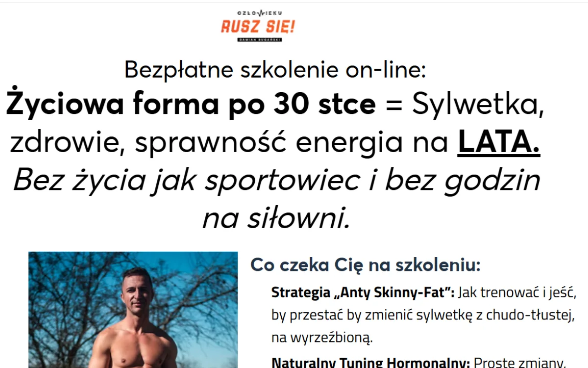 Zrzut strony wydarzenie.czlowiekuruszsie.pl/mezczyzna