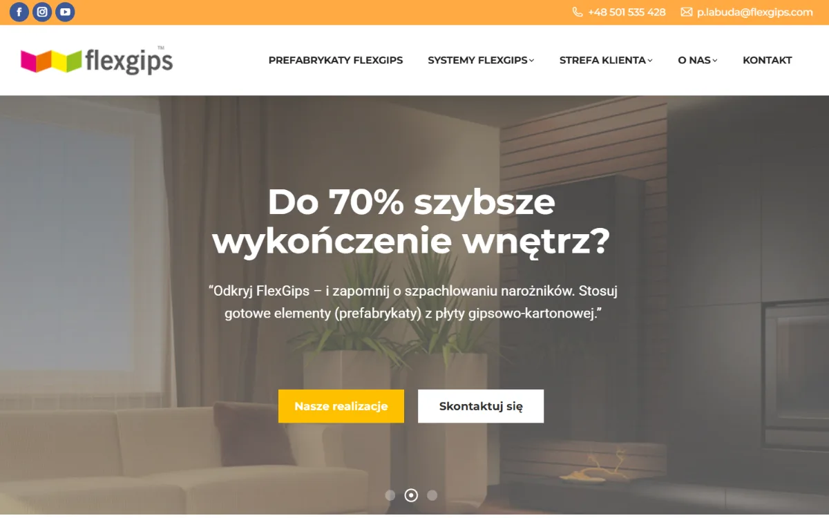 Zrzut strony flexgips.com